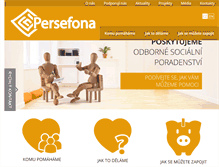 Tablet Screenshot of persefona.cz